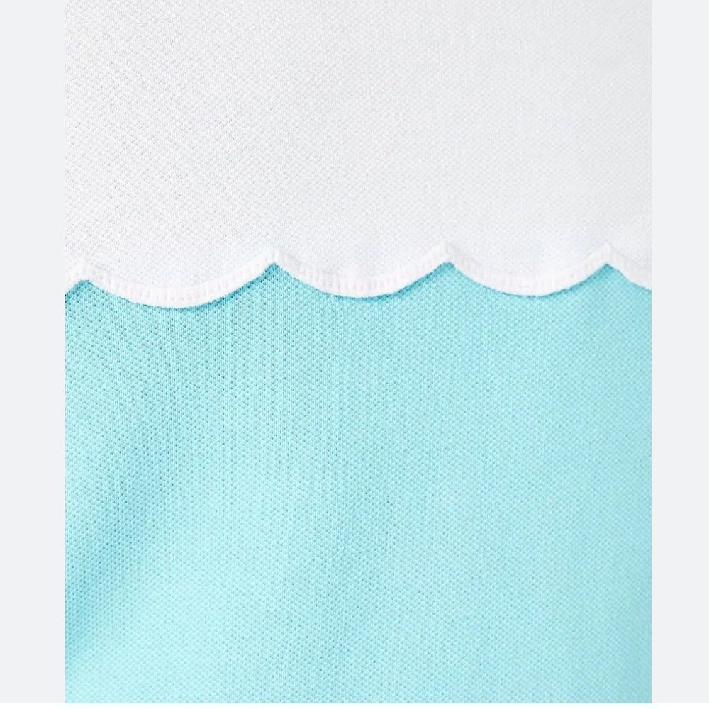 Lilly Pulitzer White and Light Blue Polo Mini Dress - Picture 3 of 16